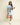 SPORTY JERSEY MINI DRESS - BLUE
