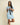 SPORTY JERSEY MINI DRESS - BLUE