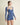 FISHNET BOLERO ROMPER - COBALT